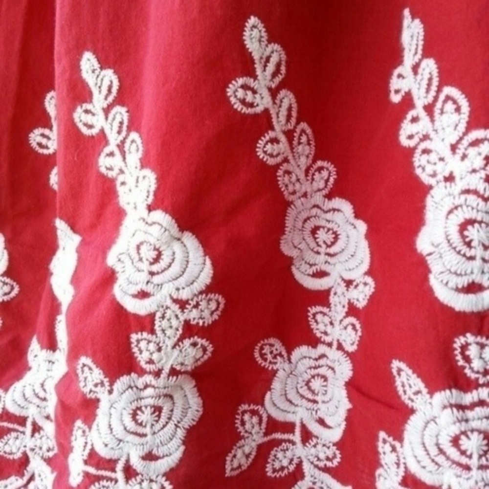 Forever21 Embroidered Fit And Flare Dress - Picture 4 of 6
